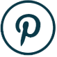 connect with pinterest icon